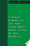 The Hard Thing About Hard Things (Hindi) -